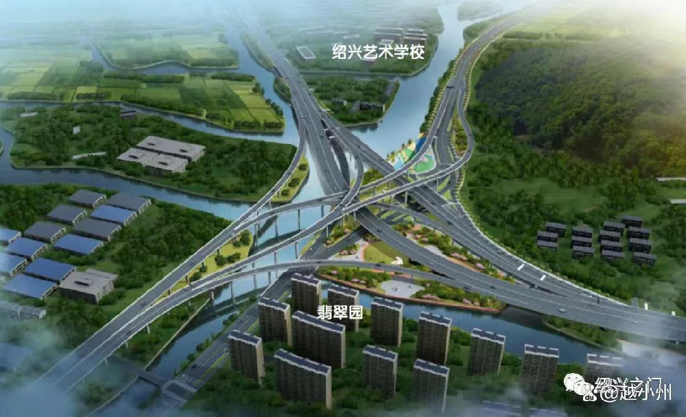 紹興市(shì)越東路(lù)跨江大橋